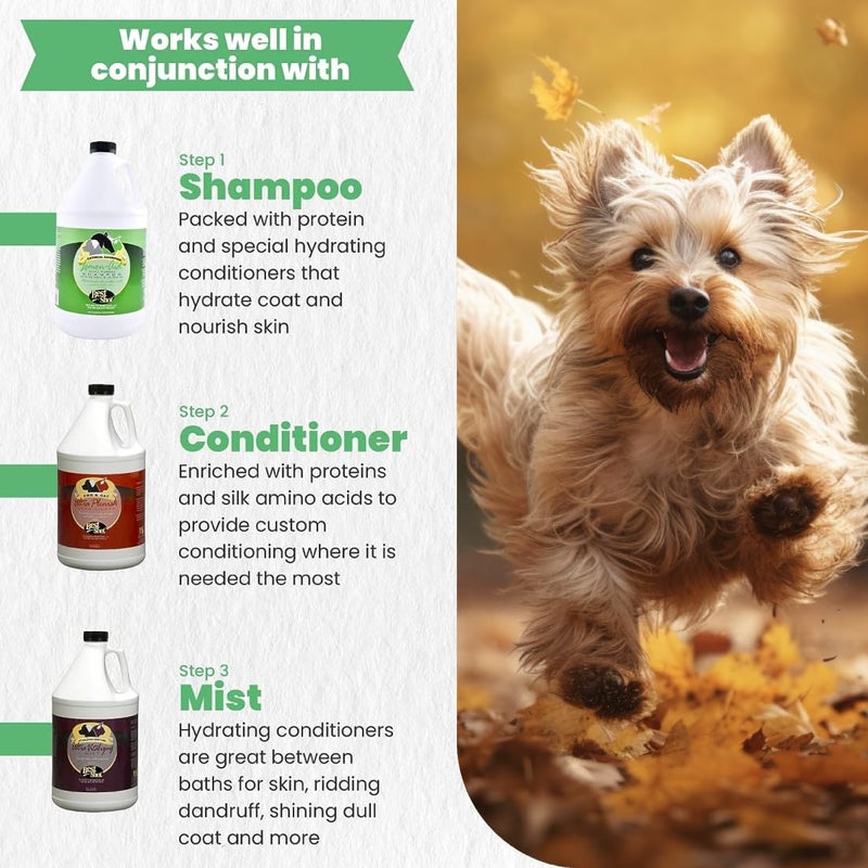 Best Shot Lemon-Aid Oatmeal Wash, Pet Shampoo for Dogs, Cats, and Horses, Ideal Pet Grooming Supplies, 16 Oz. - Image 3